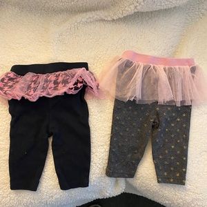 Lot of 2- Girls 3-6 month tutu bottoms